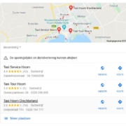 hoger scoren in Google maps-3-pack-in-zoekresultaten